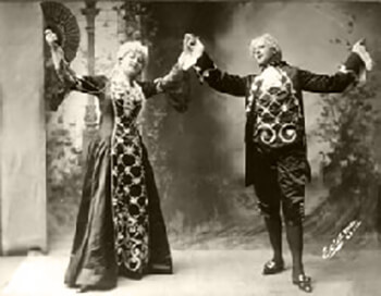 Jesse and his sister Blanche Lasky, vaudeville 1904