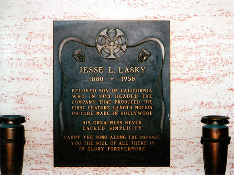 The Lasky Tomb at Hollywood Forever Cemetery