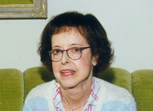 Betty Lasky in 1999, during an interview with Leo Verswijver