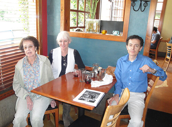 2011: Betty with Saskia Raevouri and Mark Penn